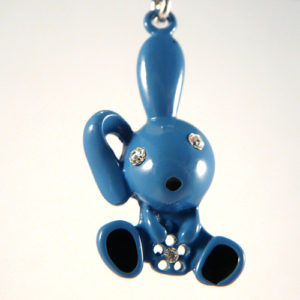 zwanger piercing blauw konijn